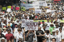 Mexico: Hàng nghìn người biểu tình phản đối tổng thống cánh tả