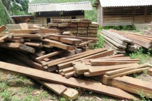 Quảng Bình: Tịch thu 4,6m3 gỗ lậu trong trụ sở xã