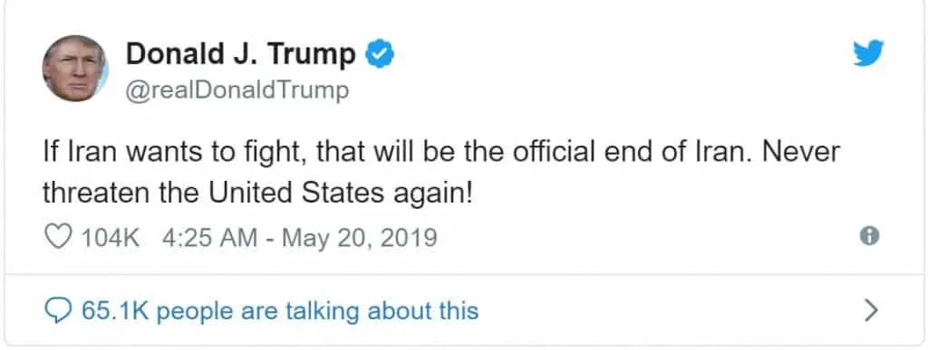 trump tweet