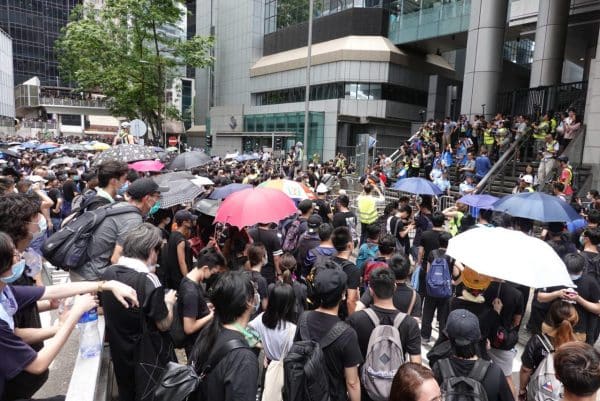 HK police headquarters