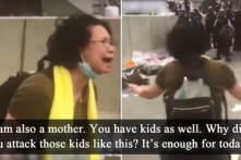 Người phụ nữ Hồng Kông cố đánh thức lương tri của cảnh sát