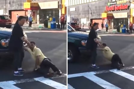 Màn “ăn vạ” tai nạn ở New York của người đàn ông TQ (video)