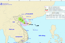 Bão số 2 còn cách các tỉnh Hải Phòng đến Nam Định 180 km