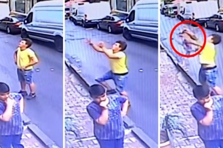 Thiếu niên 17 tuổi “bắt” được bé gái rơi từ trên tầng 2 xuống