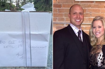 Món quà bất ngờ trong hộp quà cưới được mở sau 9 năm