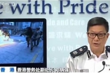 Nghi vấn CCTV đưa tin giả về cảnh sát Hồng Kông bị bỏng do bom xăng