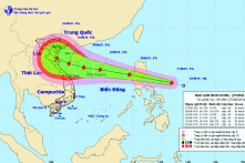 Tin bão gần biển Đông