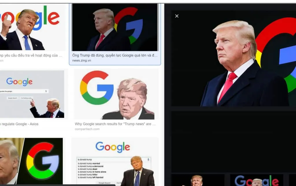 trump google 2