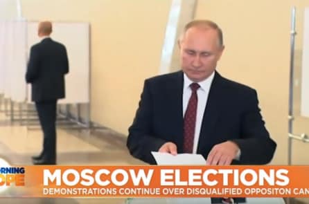 Bầu cử Nga: Đảng thân Putin thua 1/3 ghế tại Moscow, mất đa số tại viễn đông