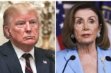 ổng thống Trump và Chủ tịch Hạ viện Pelosi.