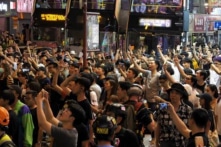 Hồng Kông tối 7/10: Người dân tiếp tục biểu tình chống Luật Cấm che mặt