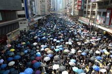 Biểu tình ở Hồng Kông ngày 1/10: “Không có quốc khánh, chỉ có quốc tang”