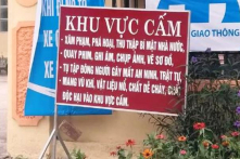 Nghệ An: Biển ‘cấm quay phim, chụp ảnh’ đặt ‘tràn lan’ tại trụ sở xã