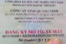 Bộ Công an đề xuất đổi giấy đăng ký xe sang thẻ nhựa có mã QR