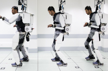 Bệnh nhân bại liệt đi được nhờ khung xương robot điều khiển bằng sóng não