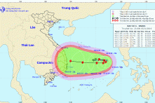 Tin bão trên biển Đông, cơn bão số 6