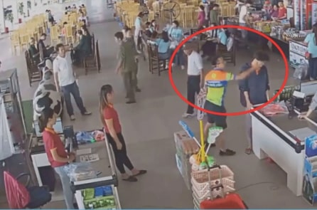Tạm đình chỉ công tác thượng úy công an hành hung nhân viên trạm nghỉ