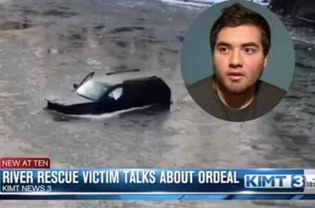 Thoát chết nhờ nói “Siri, gọi 911” khi xe chìm xuống sông