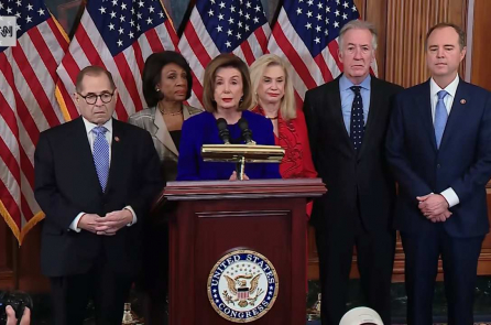 Phe Dân chủ công bố 2 điều khoản phế truất Tổng thống Trump