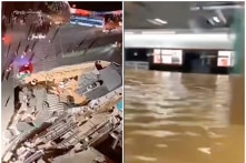 Trung Quốc: Lở mặt đất tại ga tàu điện ngầm ở Hạ Môn