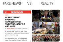 Newsweek sa thải phóng viên viết sai về lịch trình Lễ Tạ ơn của TT Trump