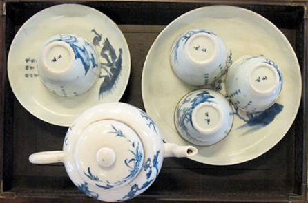 Bộ đồ trà mai hạc