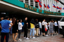 Philippines dừng cấp thị thực tại cửa khẩu cho người Trung Quốc
