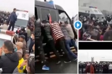 Cảnh sát Giang Tây và Hồ Bắc xung đột, người dân đập phá xe cảnh sát