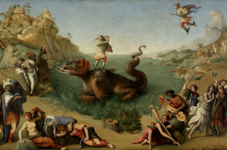 Người anh hùng Perseus giết thủy quái
