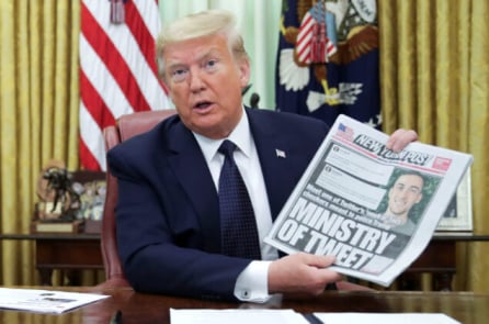 Tổng thống Trump lại bị Facebook, Twitter kiểm duyệt