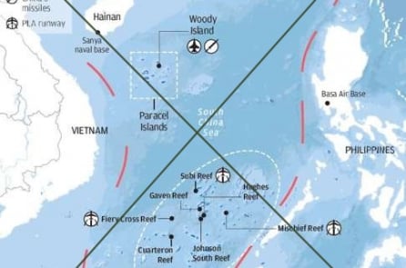 Trung Quốc lên kế hoạch lập khu vực nhận dạng phòng không (ADIZ) ở Biển Đông