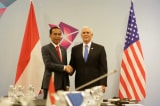 Joko Widodo Mike Pence Singapore 2018