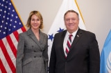 Secretary Pompeo Meets with Ambassador Kelly Craft 49627860822