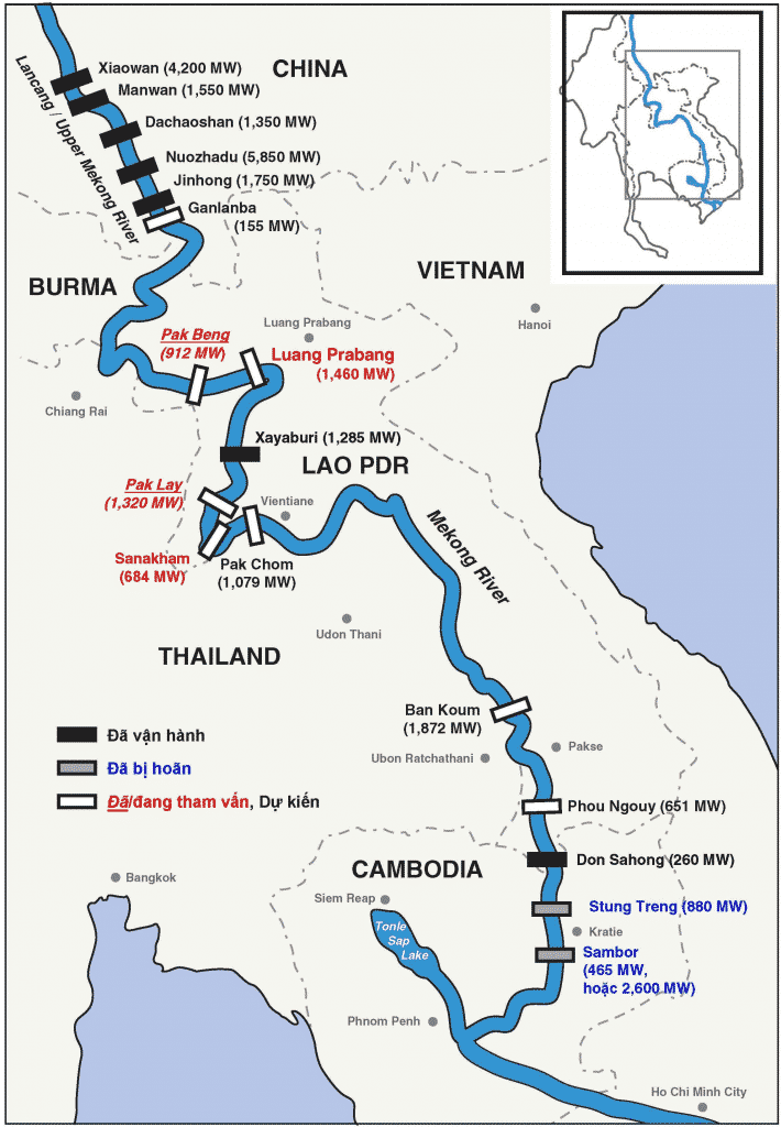 dap thuy dien song mekong