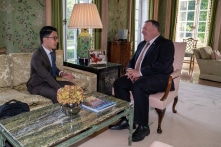 Ngoại trưởng Mỹ Pompeo gặp nhà đấu tranh dân chủ Hồng Kông La Quán Thông