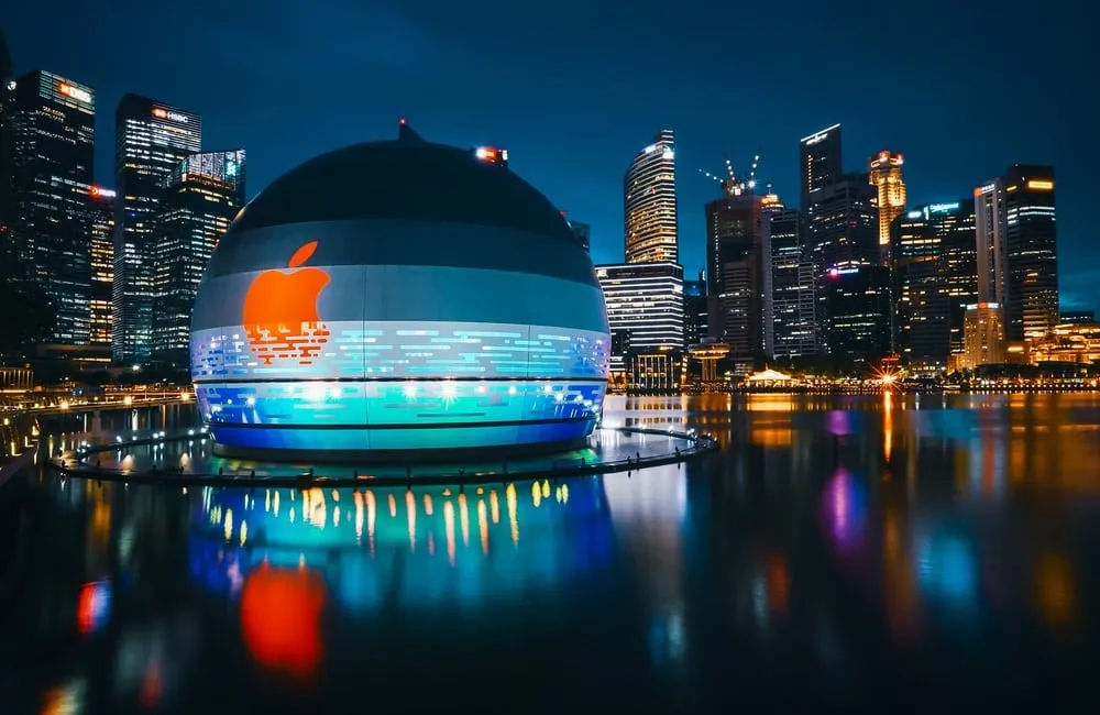 Cửa hàng Apple nổi đầu tiên ở Singapore