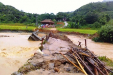 Mưa lũ tại miền Bắc Việt Nam làm 7 người chết, thiệt hại hơn 45 tỷ đồng