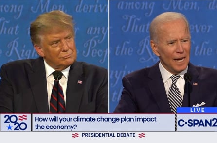 Trump nói biến đổi khí hậu là vấn đề quản lý; Biden giải thích về kế hoạch 2 nghìn tỷ cho năng lượng sạch