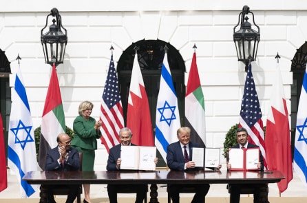 Israel ký các thỏa thuận hòa bình với UAE và Bahrain tại Tòa Bạch Ốc