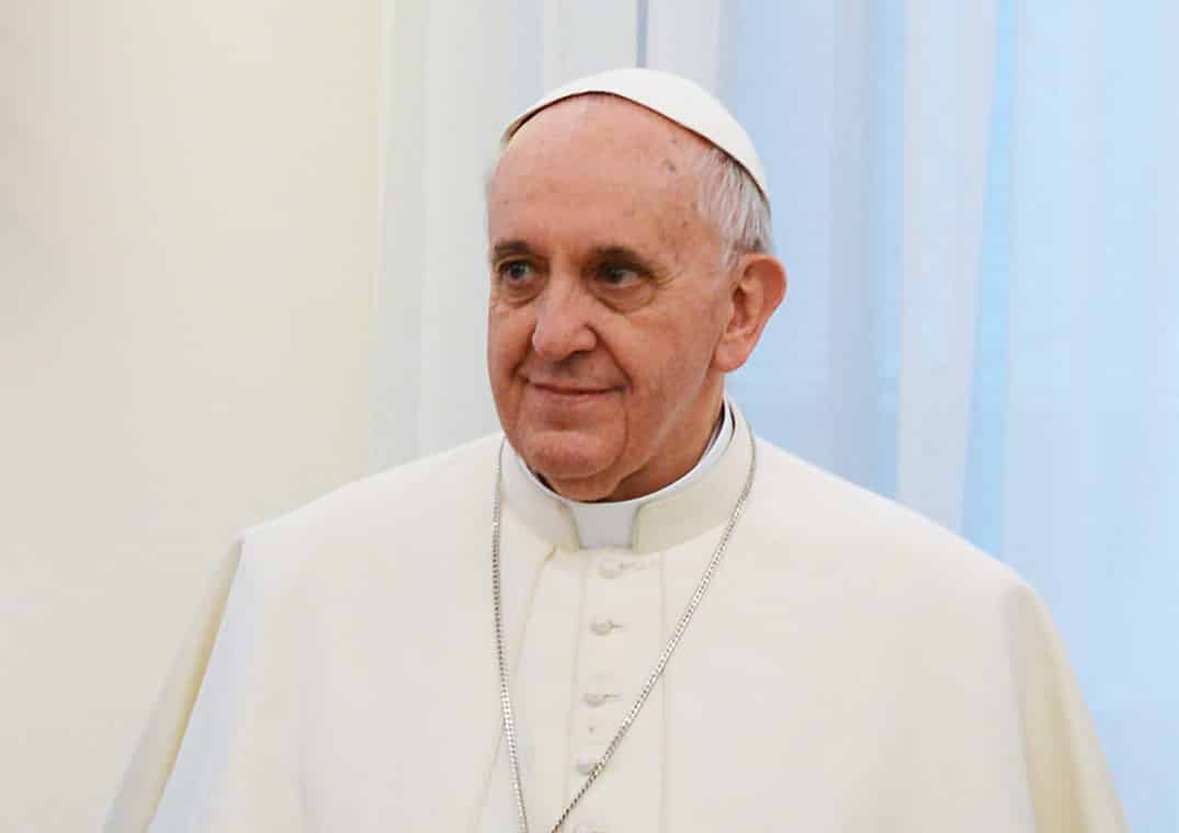 Pope Francis in March 2013 b