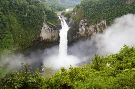 Thác nước cao nhất Ecuador đột ngột biến mất bí ẩn
