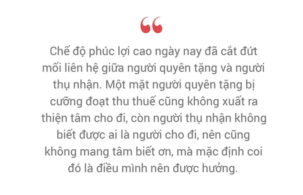 Phúc lợi xã hộ, thuế cao, welfare