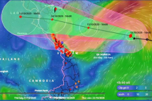 Bão số 7 giật cấp 10, hướng vào vịnh Bắc Bộ