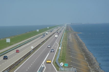 Những con đê vĩ đại và lịch sử chống lũ của người Hà Lan (P1): Đê biển 32km Afsluitdijk