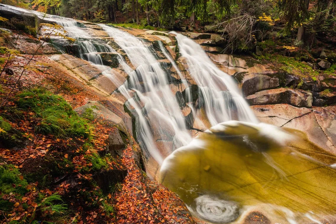 Mumlavský Waterfall. image