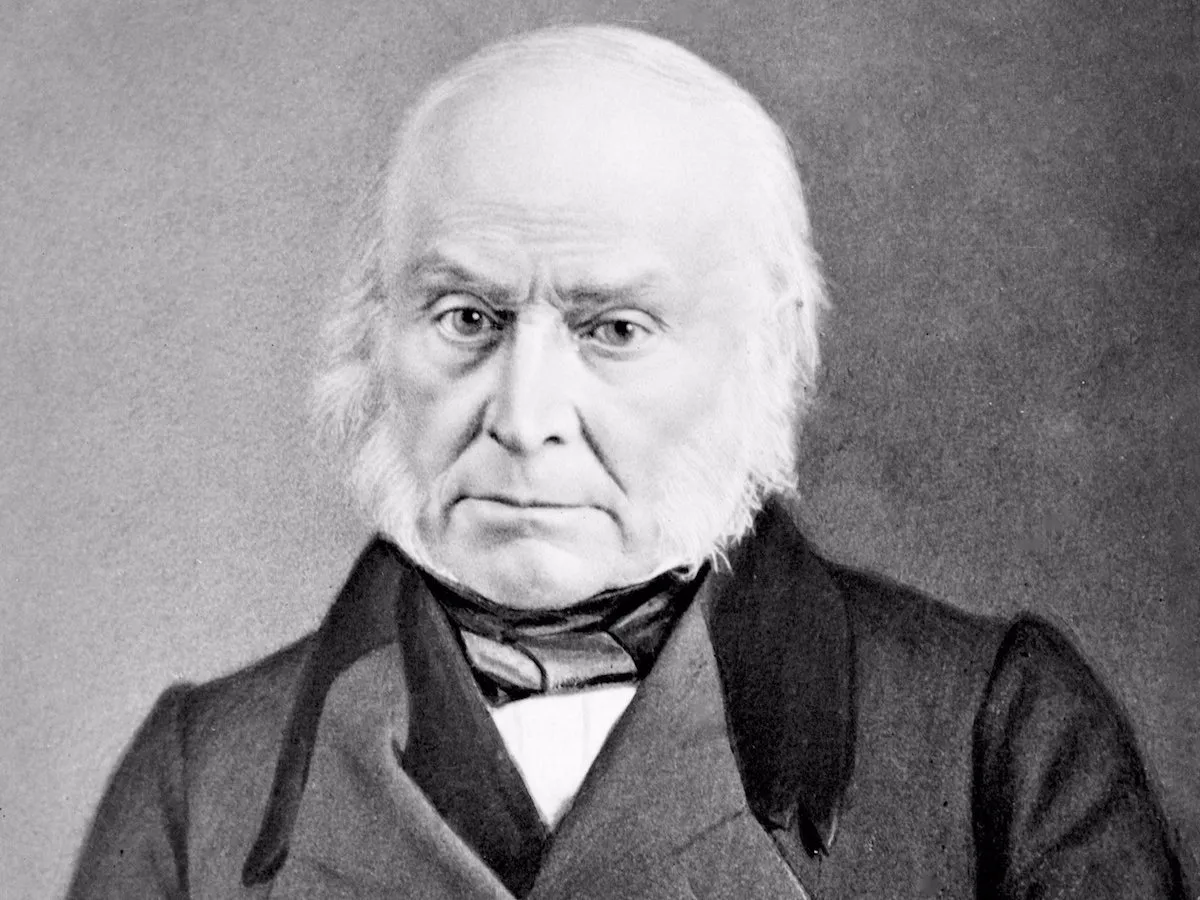 john quincy adams became a political junkie image