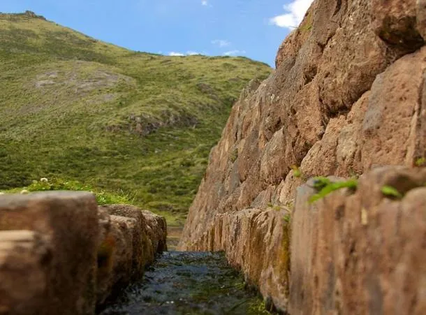 old canals of Wari culture image