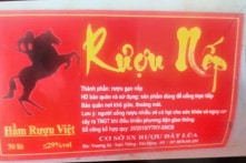 “Rượu Nếp – Hầm Rượu Việt” chứa chất cực độc Methanol