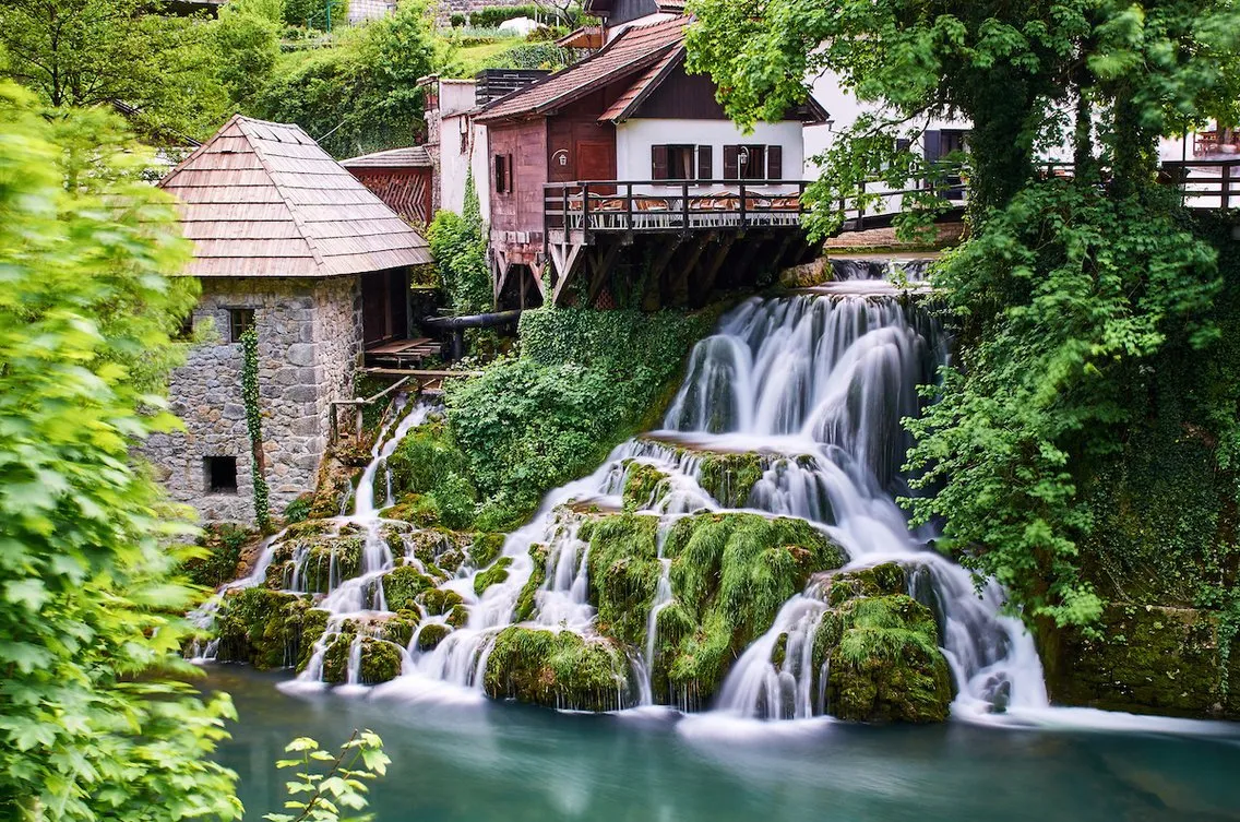 thac nuoc o Rastoke Croatia image