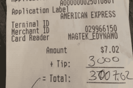 Người đàn ông trả 3.000 USD tiền tip dù chỉ gọi 1 cốc bia